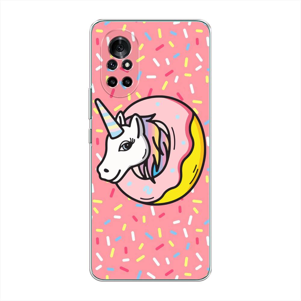 

Чехол Awog на Honor V40 Lite "Единорог в пончике", Разноцветный, 6105150-2