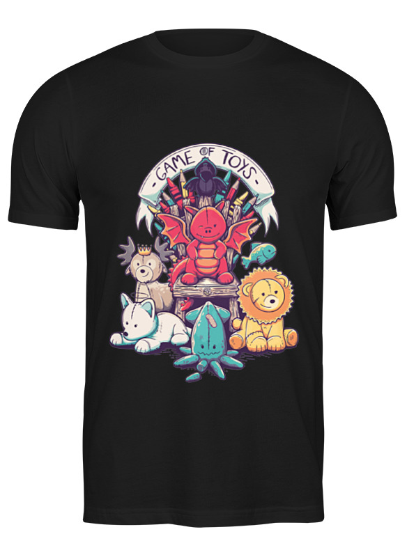 

Футболка мужская Printio Game of toys черная L, Game of toys