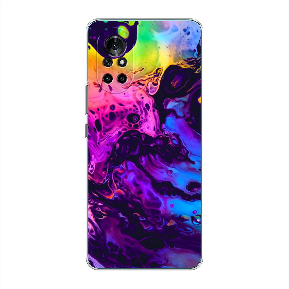 

Чехол Awog на Honor V40 Lite "ACID fluid", Разноцветный, 6105150-3