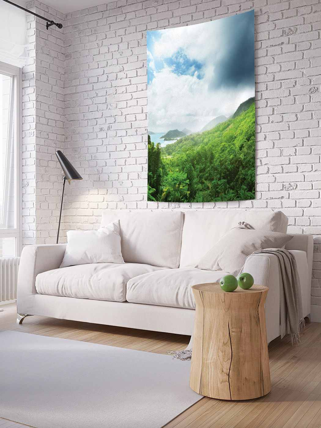 

Вертикальное фотопанно на стену JoyArty Тропические джунгли 100x150 см, Тропические джунгли