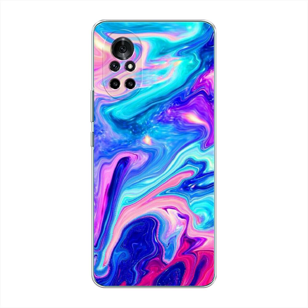 

Чехол Awog на Honor V40 Lite "Потеки краски", Разноцветный, 6105150-10