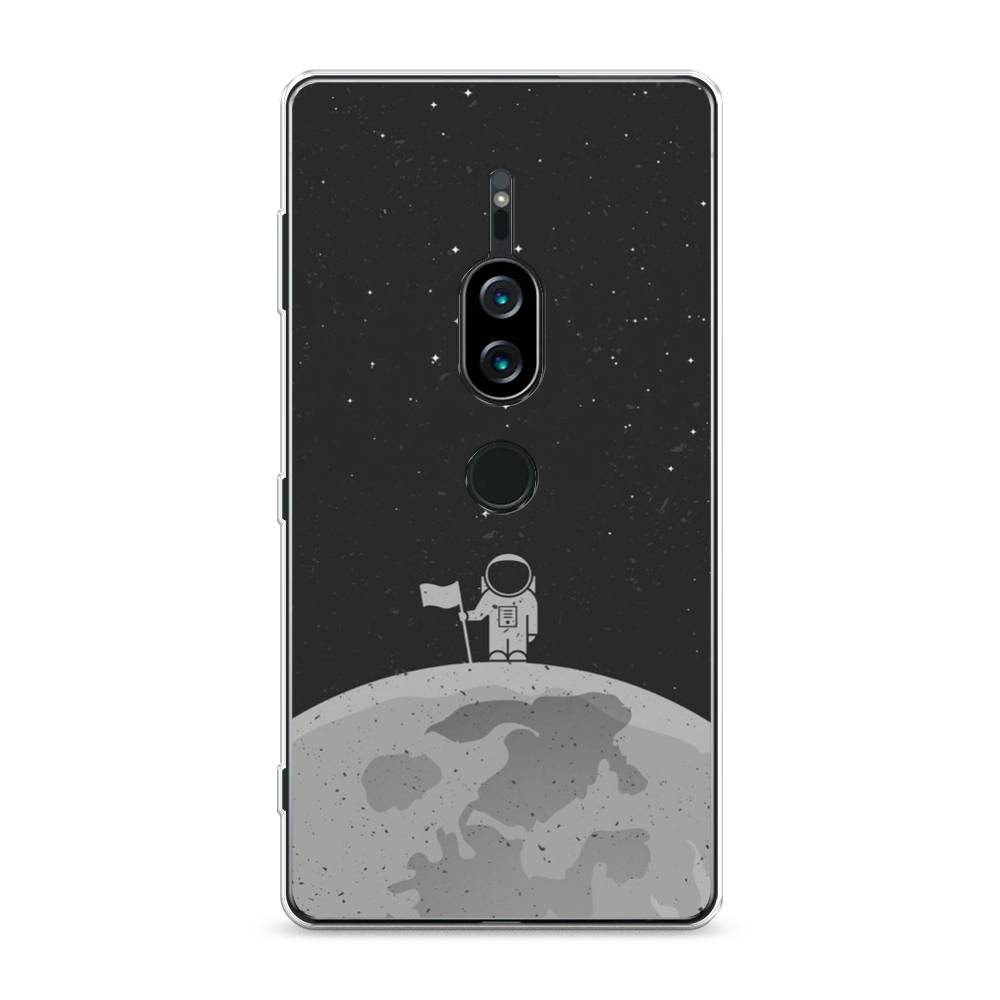 

Силиконовый чехол "Первый на Луне" на Sony Xperia XZ2 Premium, 53350-4