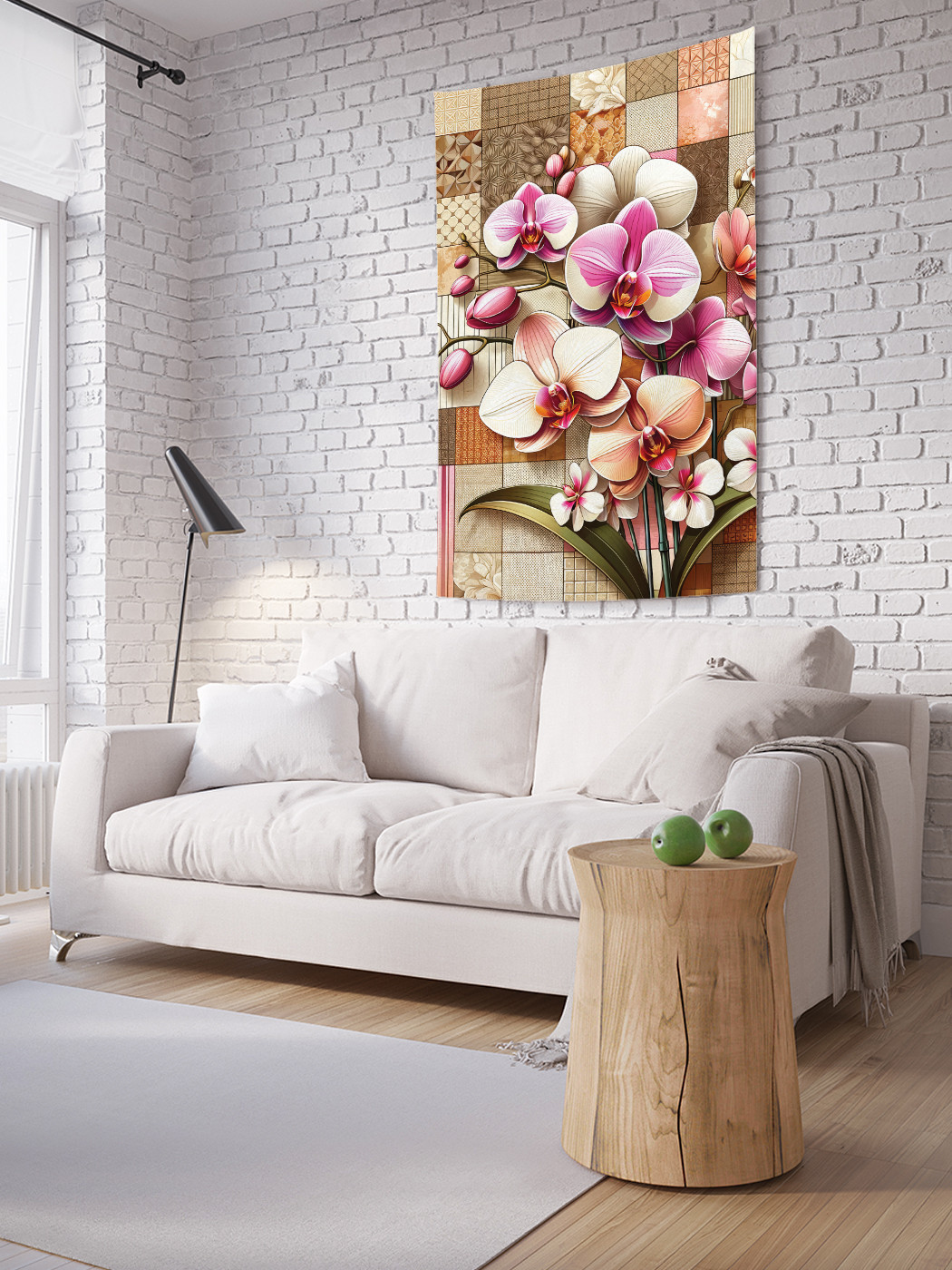 

Фотопанно JoyArty Нарисованные орхидеи 150х200, tp_sd1098_150x200