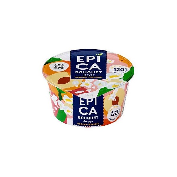 

Йогурт Epica с персиком и экстрактом жасмина 4,8% БЗМЖ 130 г