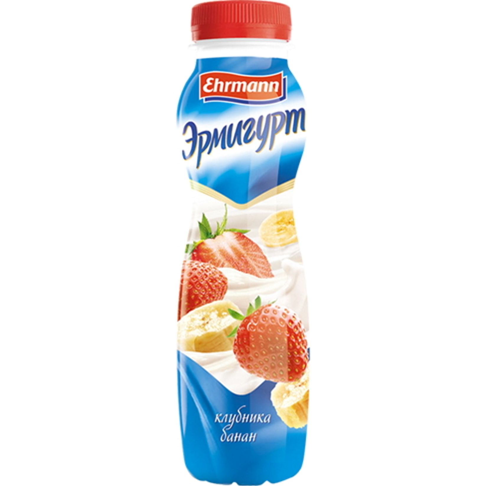 

Питьевой йогурт Эрмигурт клубника-банан 1,2% БЗМЖ 290 г