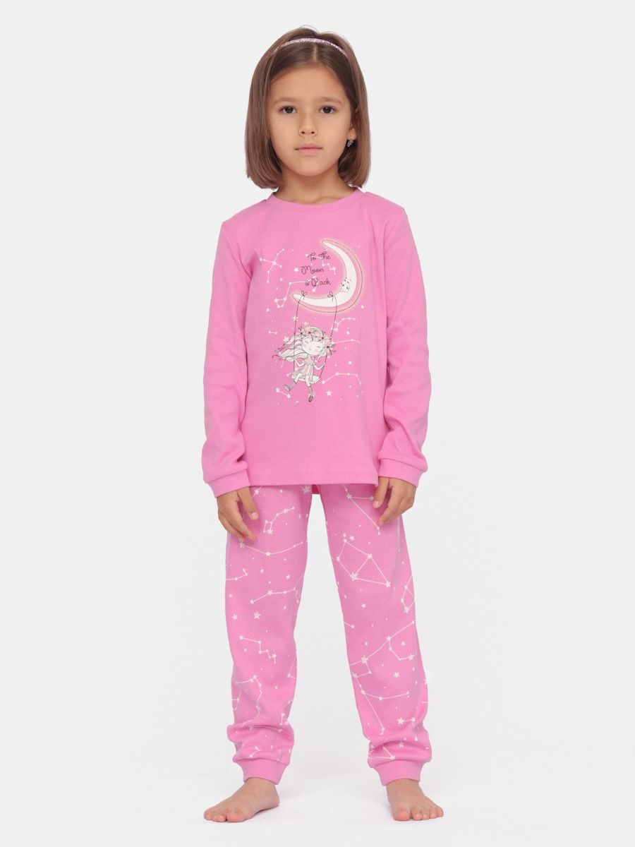 Комплект для девочки (джемпер, брюки) Cherubino арт. CSKG 50087-27; разм.110; цвет Розовый