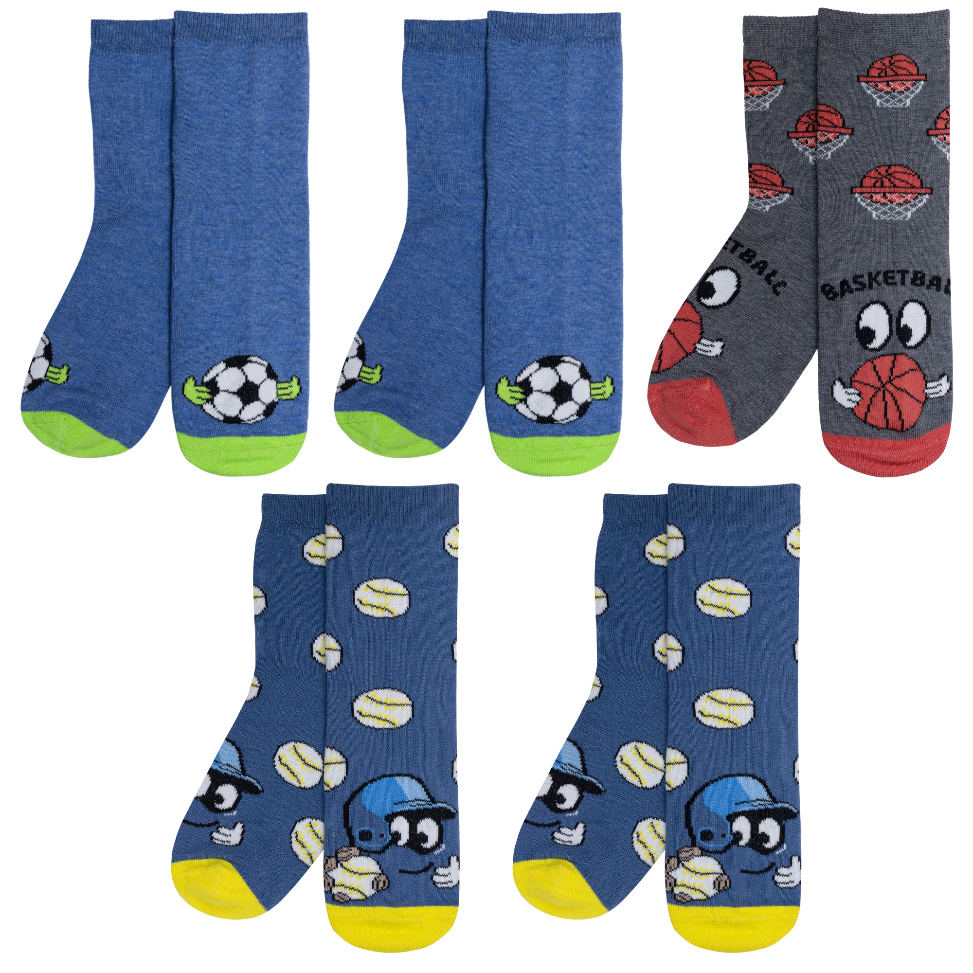 

Носки детские Rusocks 5-Д3-13500, синий; серый, 20-22, 5-Д3-13500