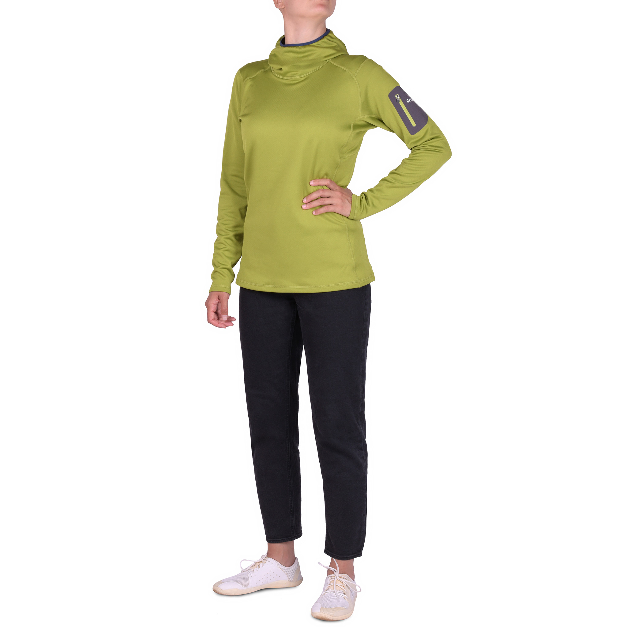 

Red Fox Пуловер Z-Dry Hoody Женский (42, 5320/травяной/асфальт), Зеленый, Z-Dry Hoody