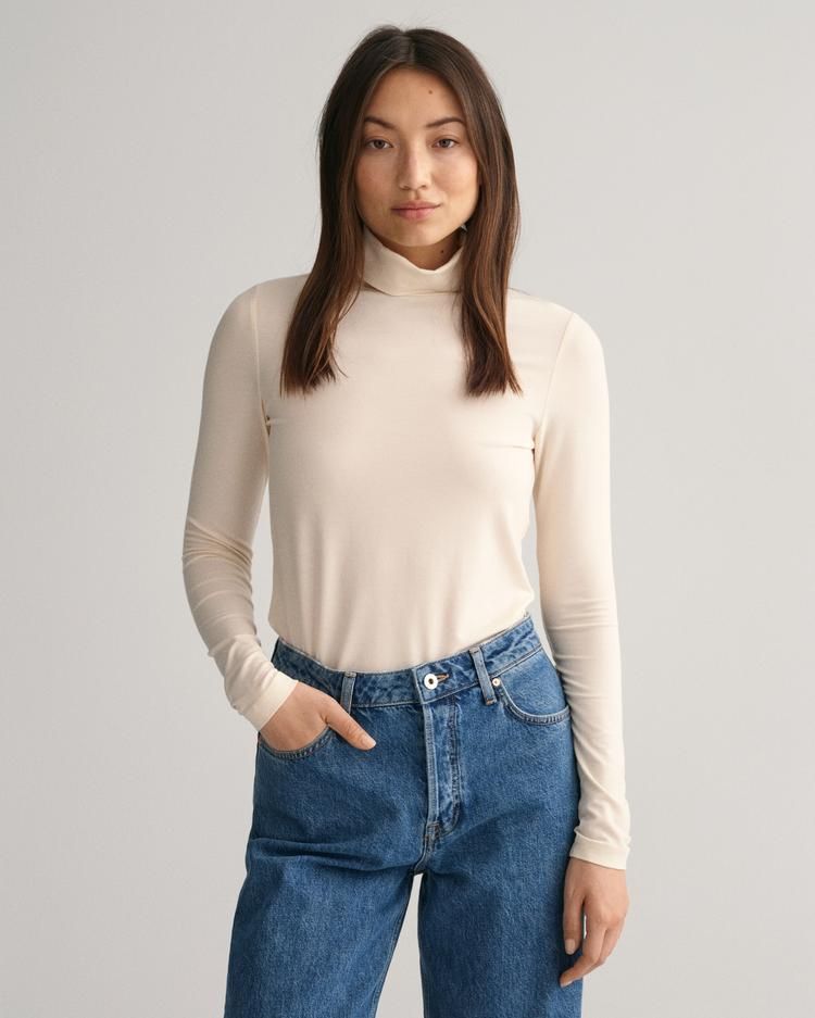 

Водолазка женская GANT 4202402 бежевая 2XL, Бежевый, 4202402