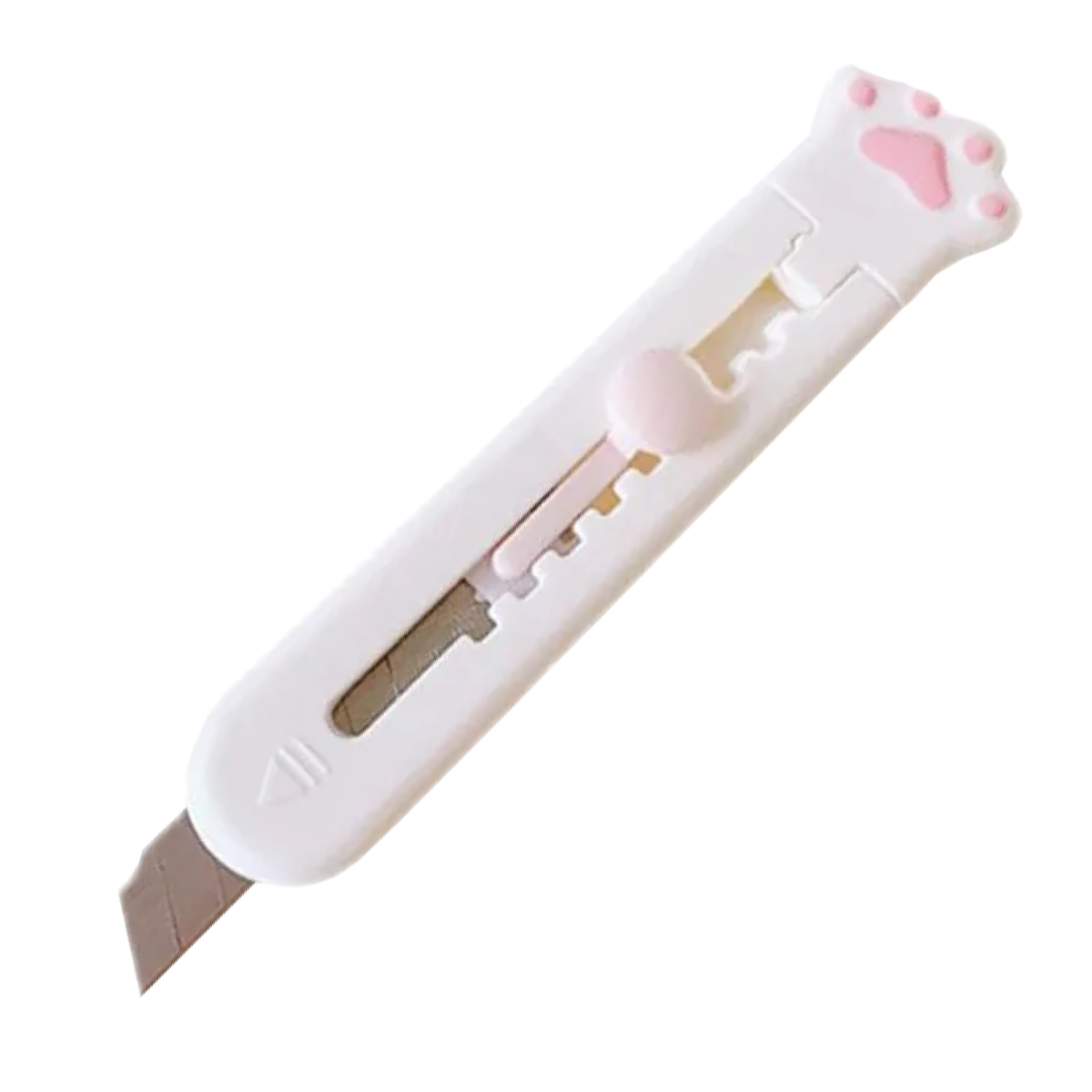 Канцелярский мини-нож Лапка, цвет белый, 9 мм отламывающиеся лезвия для мини канцелярского ножа nikona