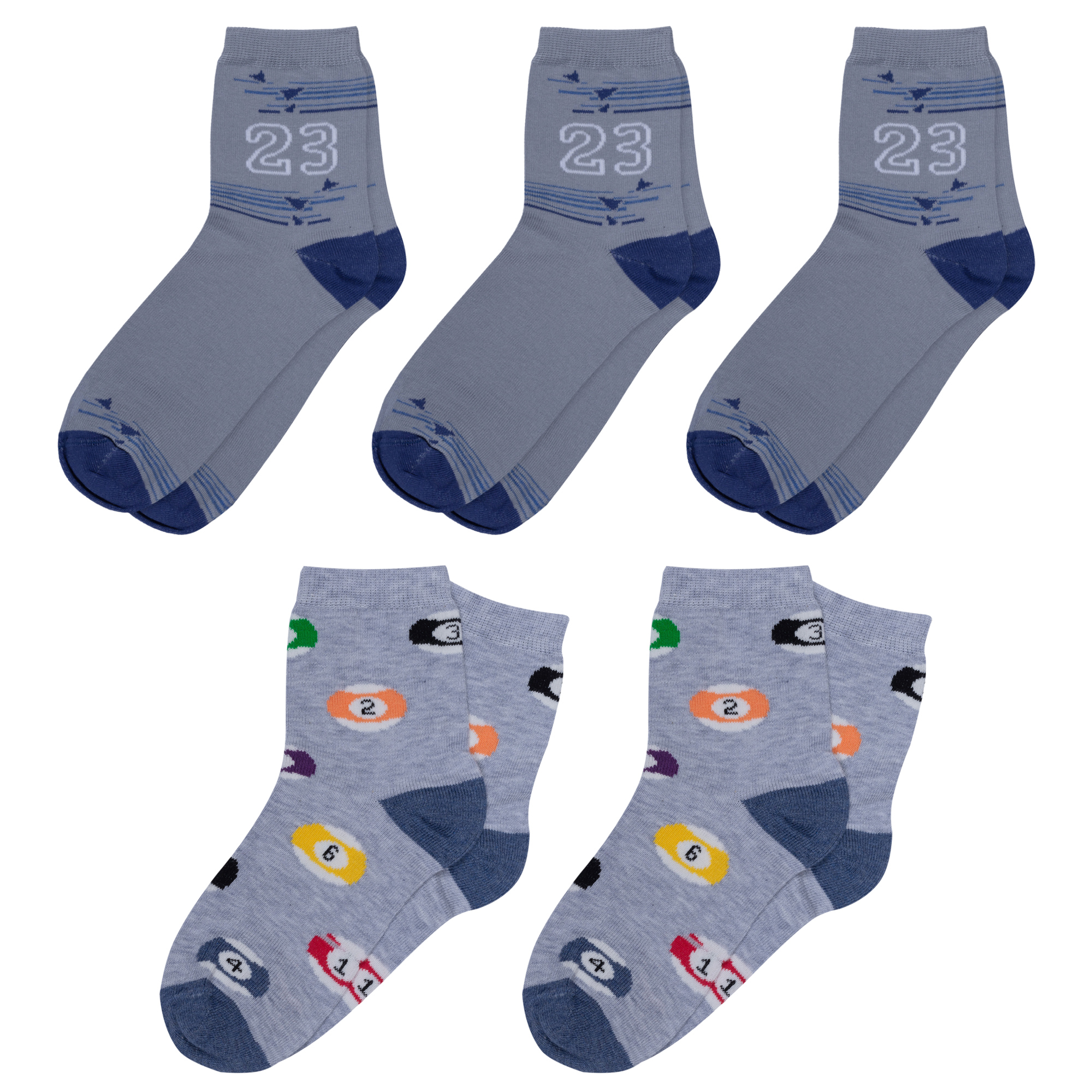 

Носки детские Rusocks 5-Д3-13499, серый, 18-20, 5-Д3-13499