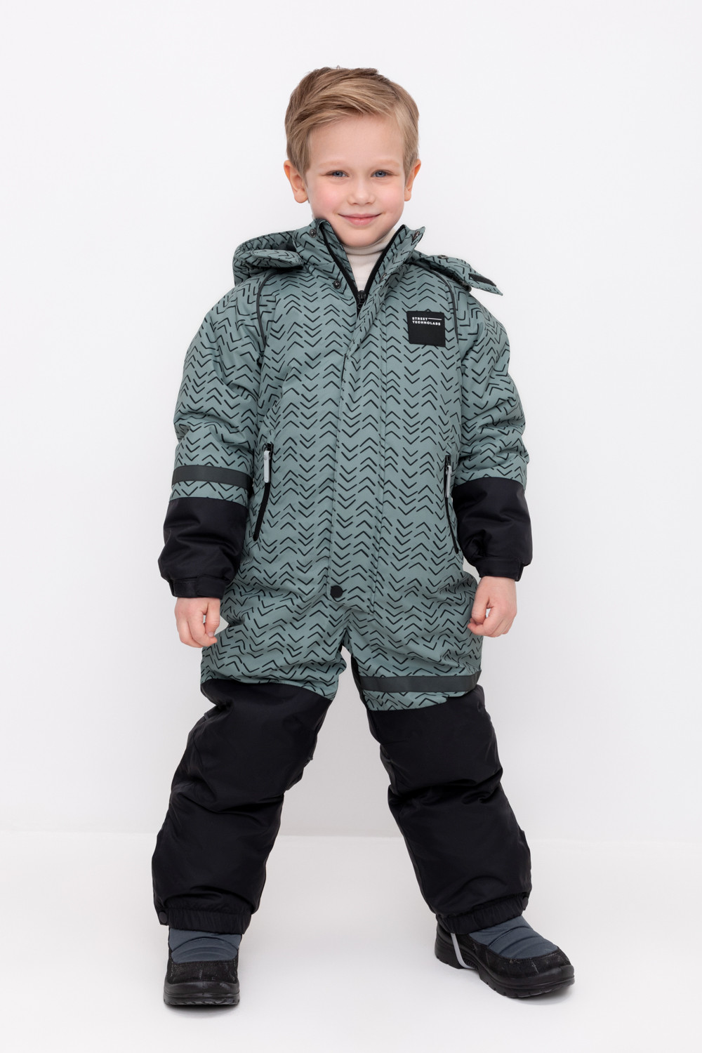 

Комбинезон детский CROCKID 1B OVL 003.2_a, зеленый;черный, 110, 1B OVL 003.2_a