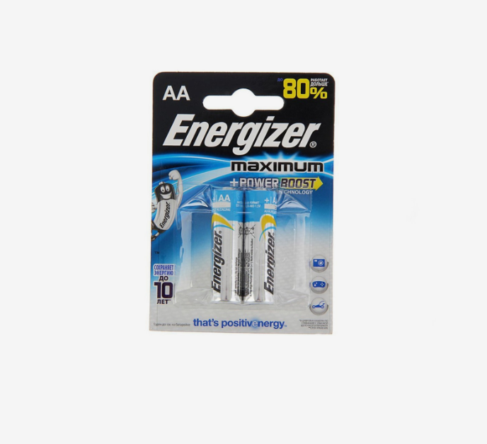 

Батарейка Аа Maximum (2шт) Energizer Energizer арт. AA