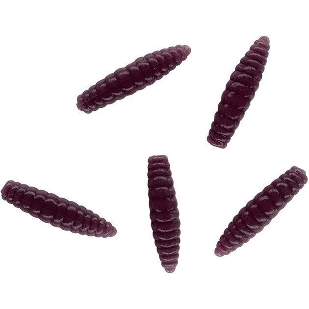 

Личинка крупная силиконовая Mikado Trout campione fat grub 34 мм, earthworm, 6 шт, Фиолетовый, Trout Campione Fat Grub