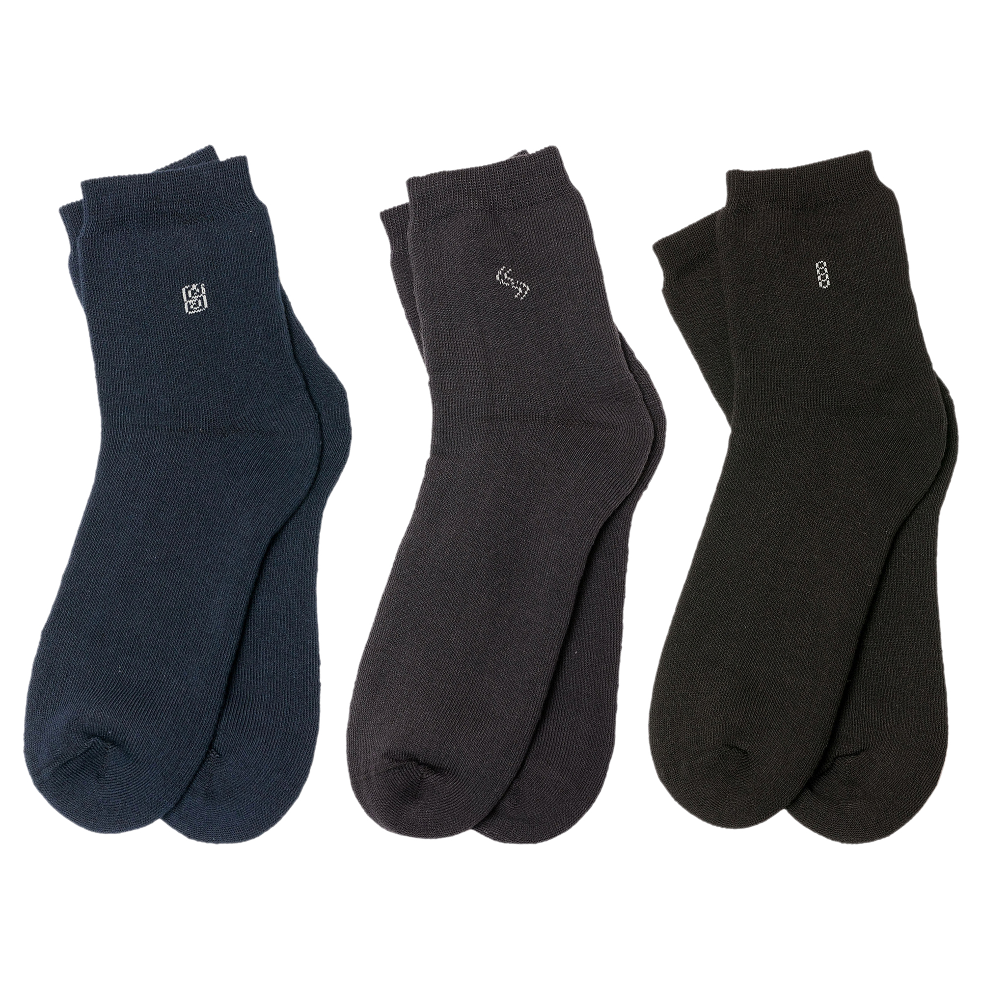 Носки детские Rusocks 3-Д-94, синий; серый; черный, 16-18