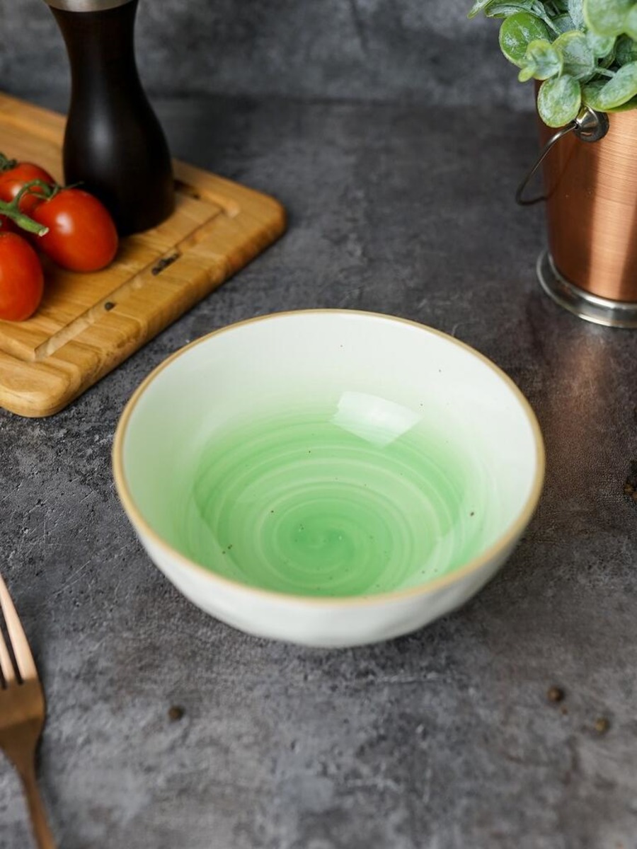 

Салатник P.L. Proff Cuisine 2шт 510 мл 15х6 см зеленый фарфор