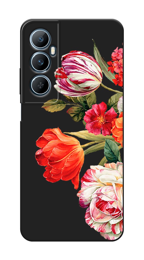 

Чехол Awog 2516752-1 для Realme C65 "Весенний букет", Красный;розовый;зеленый, 2516752-1