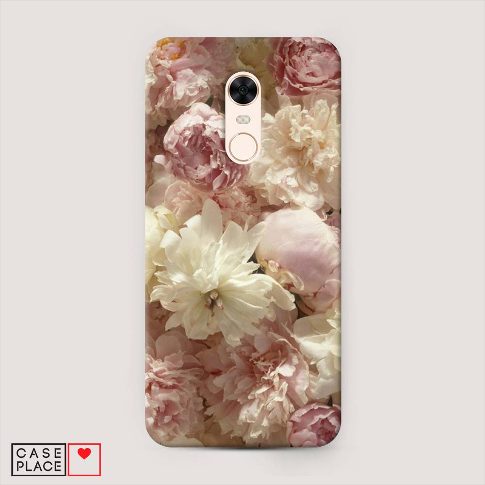 

Пластиковый чехол "Пионы светлые" на Xiaomi Redmi 5 Plus, 33120-6