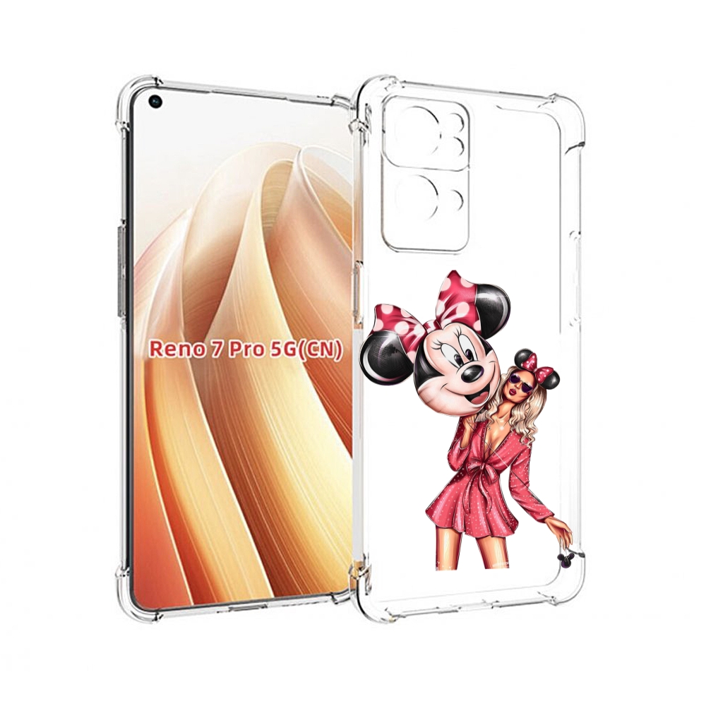 

Чехол MyPads девушка-с-шариком женский для OPPO Reno7 Pro 5G, Прозрачный, Tocco