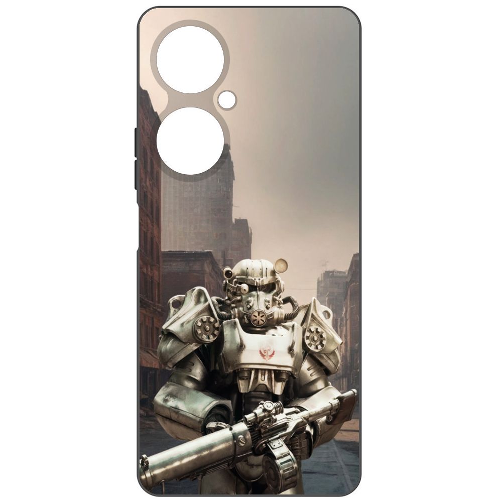 

Чехол-накладка Krutoff Soft Case Фоллаут (Fallout) - Рыцарь Братства для Huawei Nova 11i