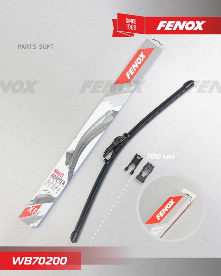 

Wb70200_щетка Плоская! 700/28' Universal FENOX арт. WB70200
