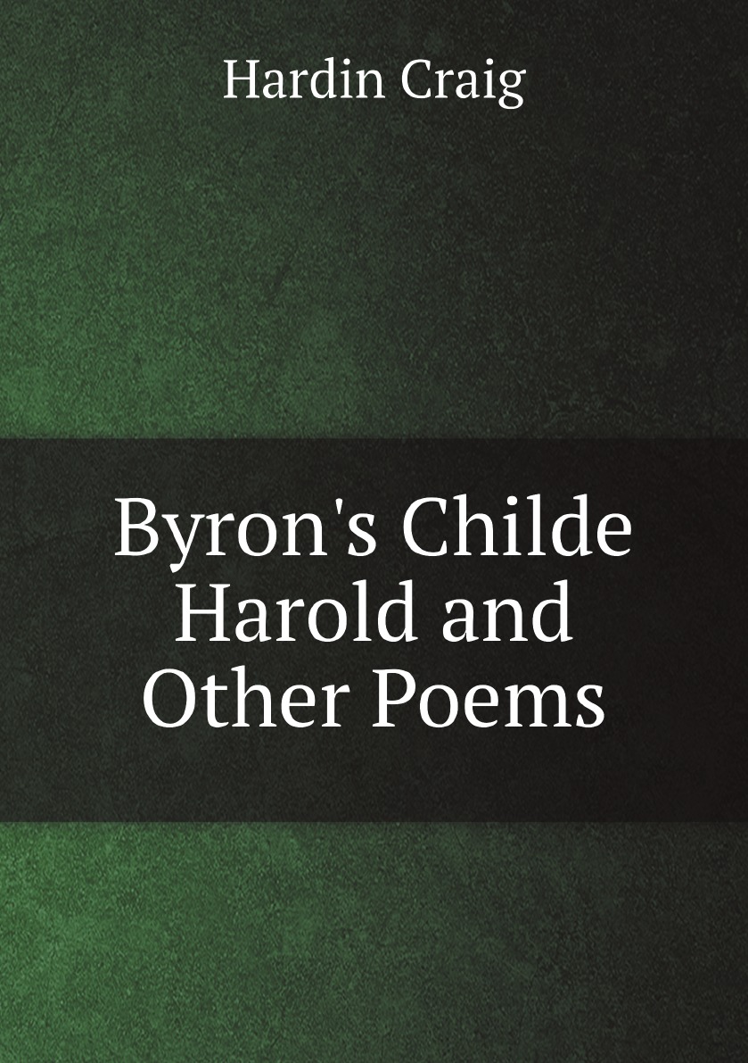 

Byron's Childe Harold and Other Poems