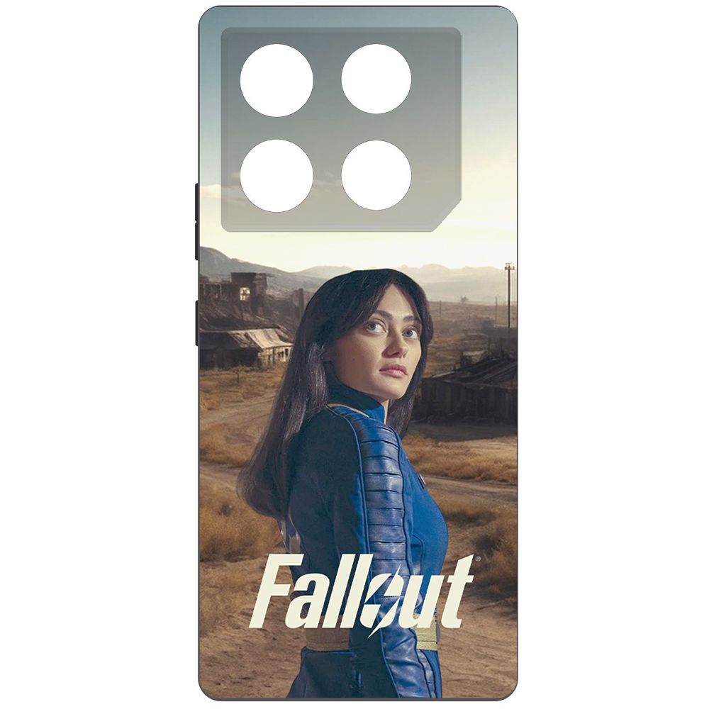 

Чехол-накладка Krutoff Soft Case Фоллаут (Fallout) - Люси в пустошах для INFINIX GT 20 Pro