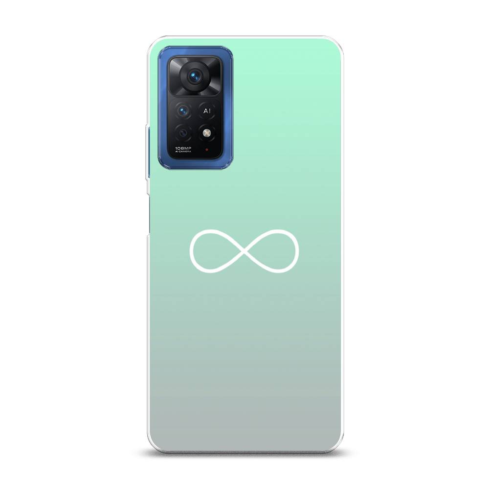 фото Силиконовый чехол "бесконечность от тиффани" на xiaomi redmi note 11 pro awog