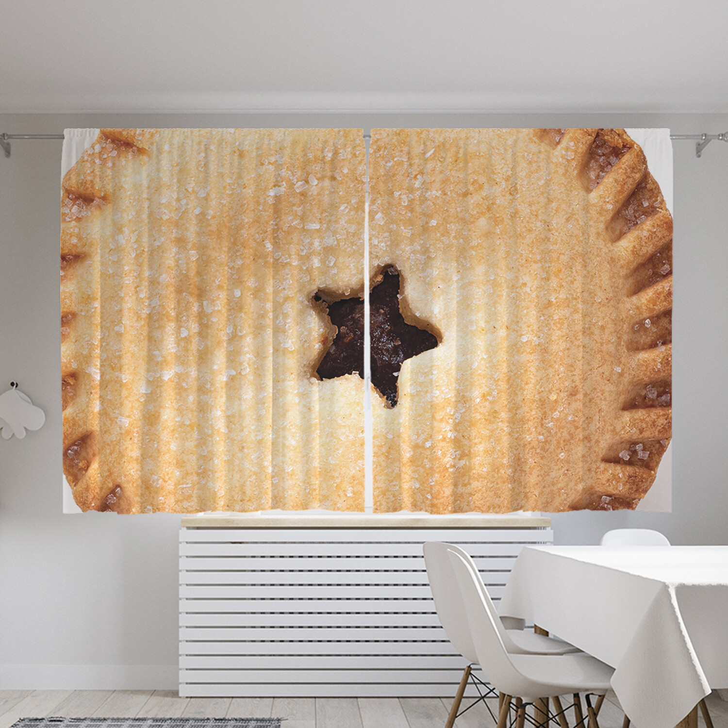 

Фотошторы для кухни и спальни JoyArty JoyArty "Румяный пирог",, Румяный пирог