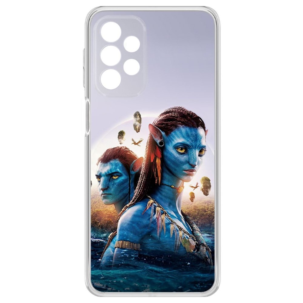 

Чехол-накладка кейс Аватар - Джейк и Нейтири для Samsung Galaxy A23 (A235), Прозрачный