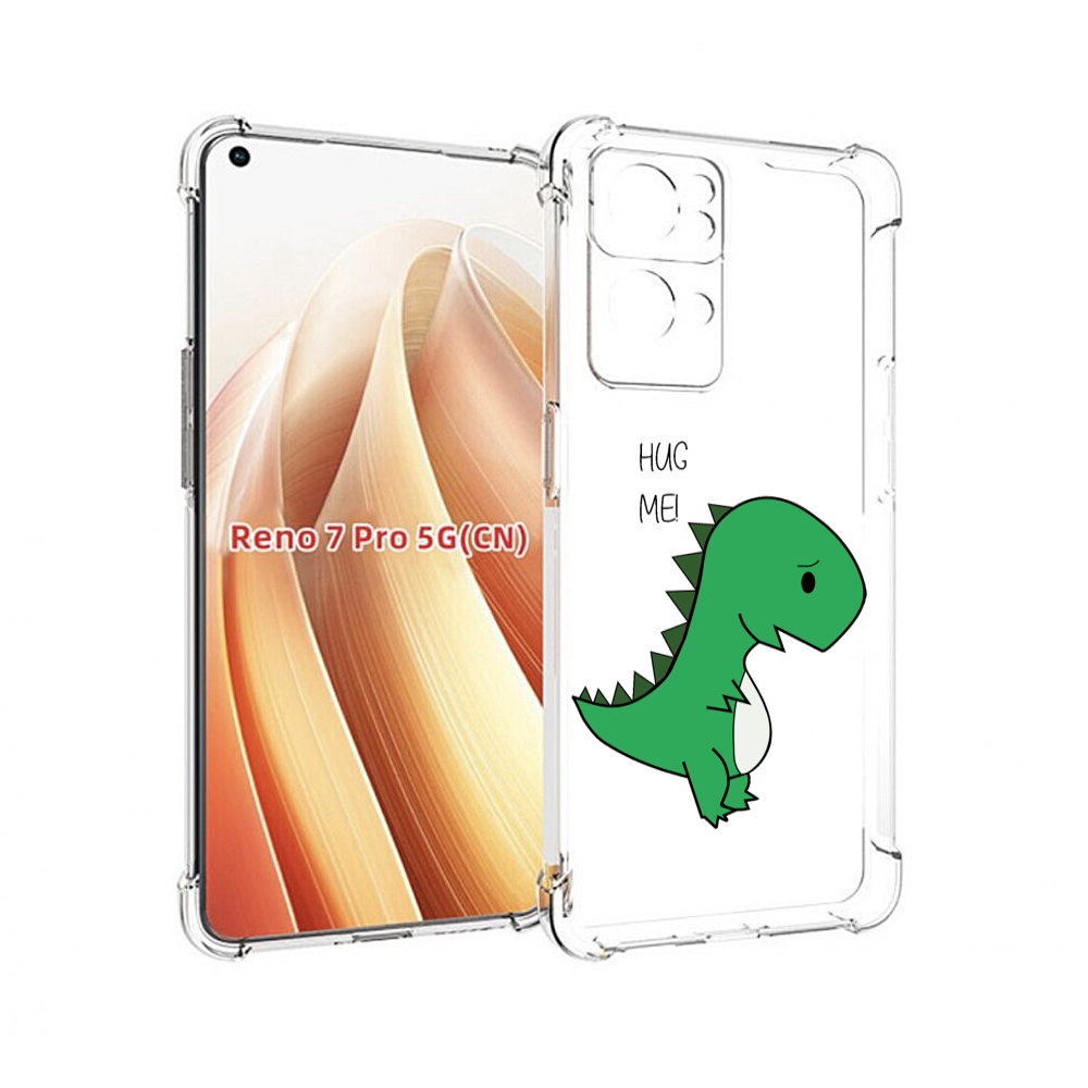 

Чехол MyPads динозаврик для OPPO Reno7 Pro 5G, Прозрачный, Tocco