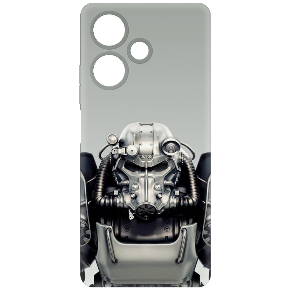 

Чехол-накладка Krutoff Soft Case Фоллаут (Fallout) - Братство стали для INFINIX Hot 30, Черный