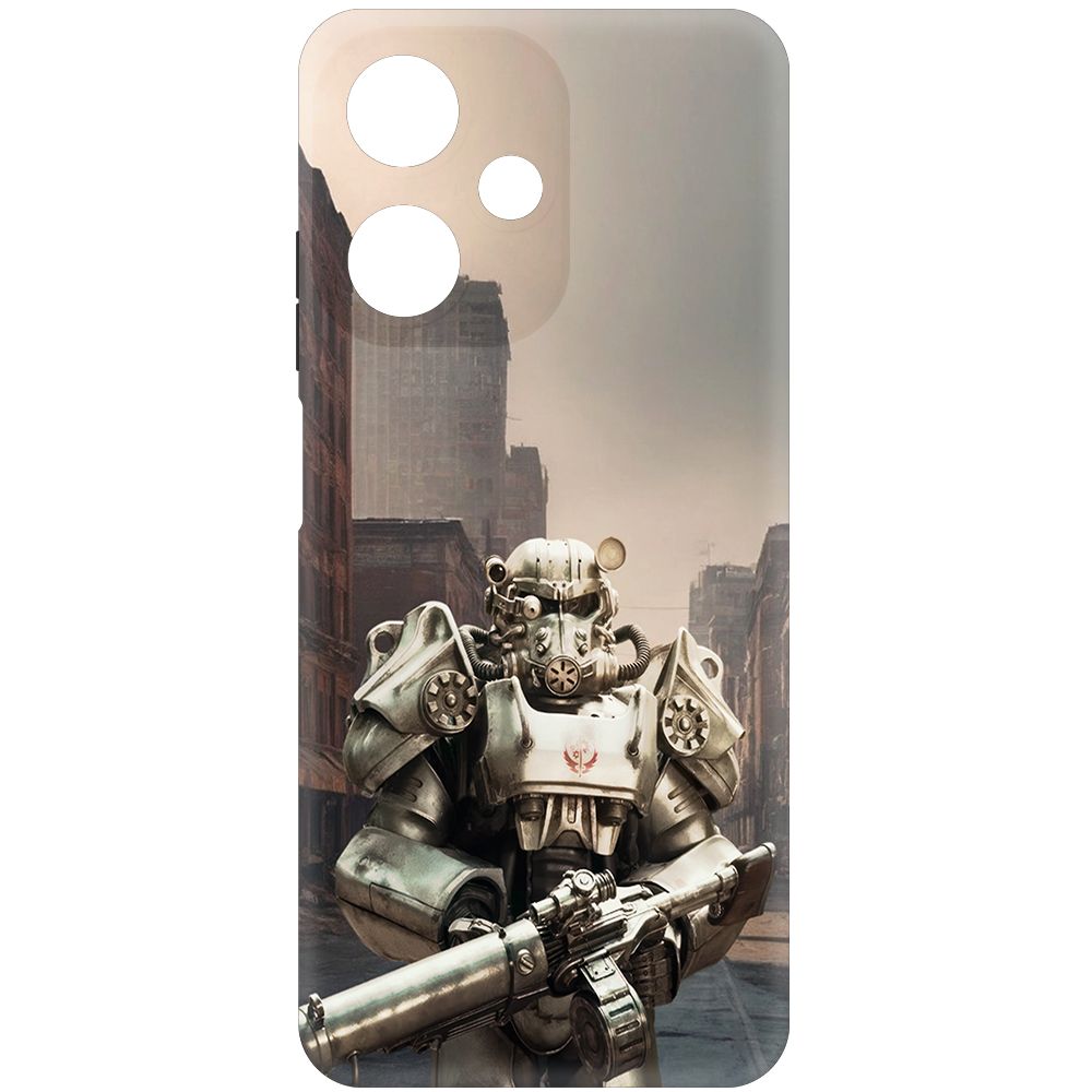 

Чехол-накладка Krutoff Soft Case Фоллаут (Fallout)-Рыцарь Братства для INFINIX Hot 30 Play