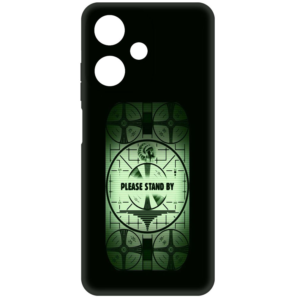 

Чехол-накладка Krutoff Soft Case Фоллаут - Пожалуйста, подождите для INFINIX Hot 30 Play, Черный