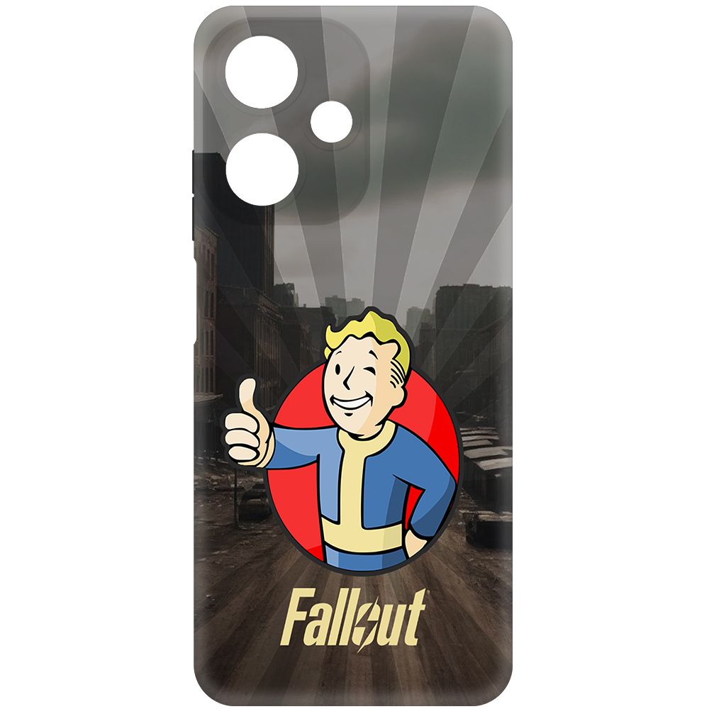 

Чехол-накладка Krutoff Soft Case Фоллаут (Fallout) - Волт-бой для INFINIX Hot 30 Play