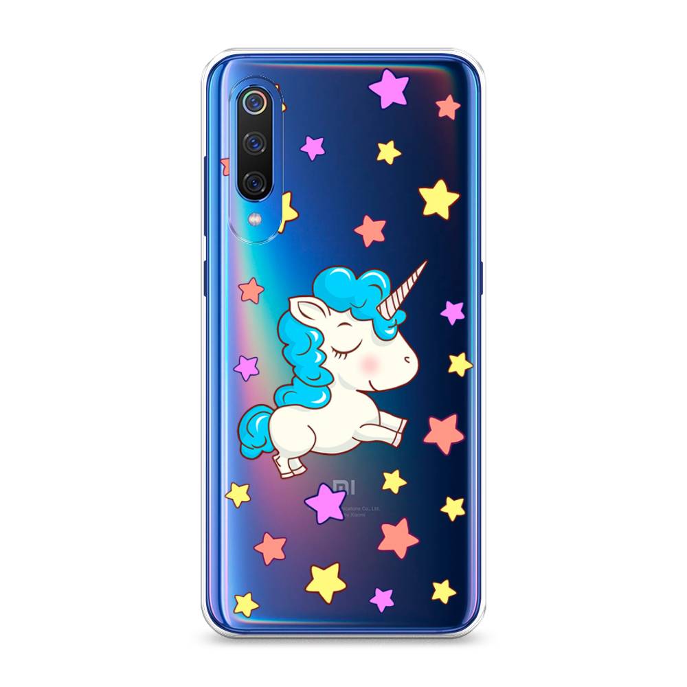 

Чехол Awog на Xiaomi Mi 9 "Звездный единорог", Разноцветный, 34850-2
