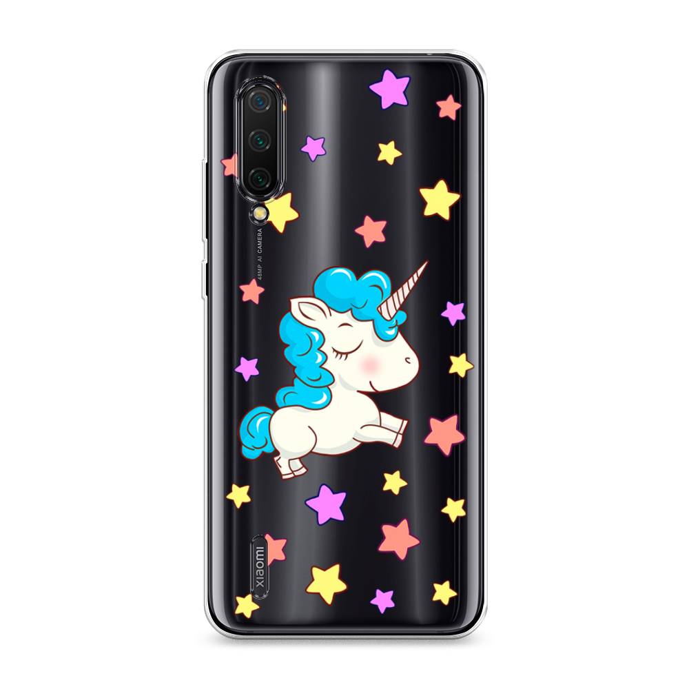 

Чехол Awog на Xiaomi Mi 9 Lite/Mi A3 Lite/Mi CC9 "Звездный единорог", Разноцветный, 36750-2