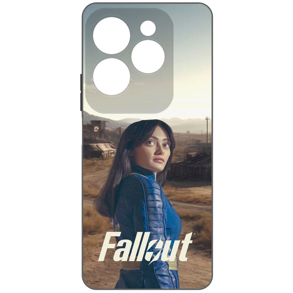 

Чехол-накладка Krutoff Soft Case Фоллаут (Fallout) -Люси в пустошах для INFINIX Hot 40 Pro