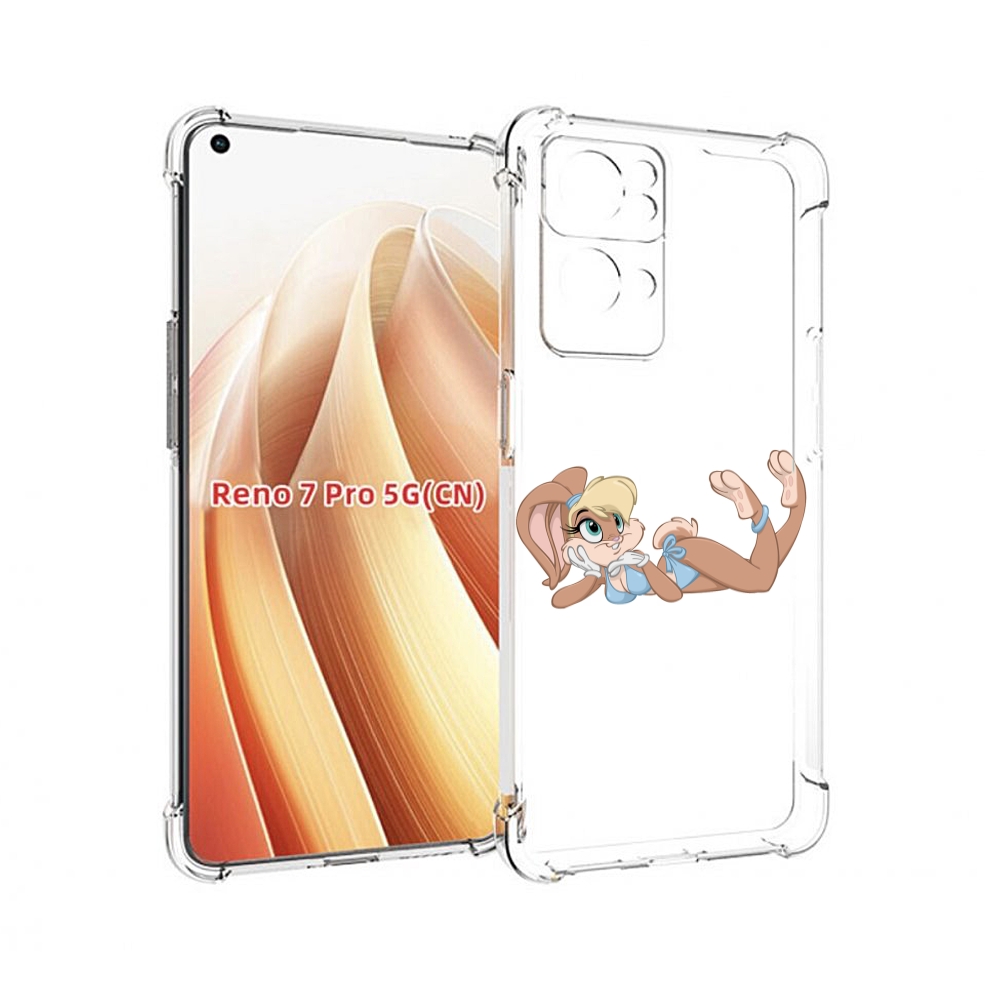 Чехол MyPads зайка-в-купальнике для OPPO Reno7 Pro 5G