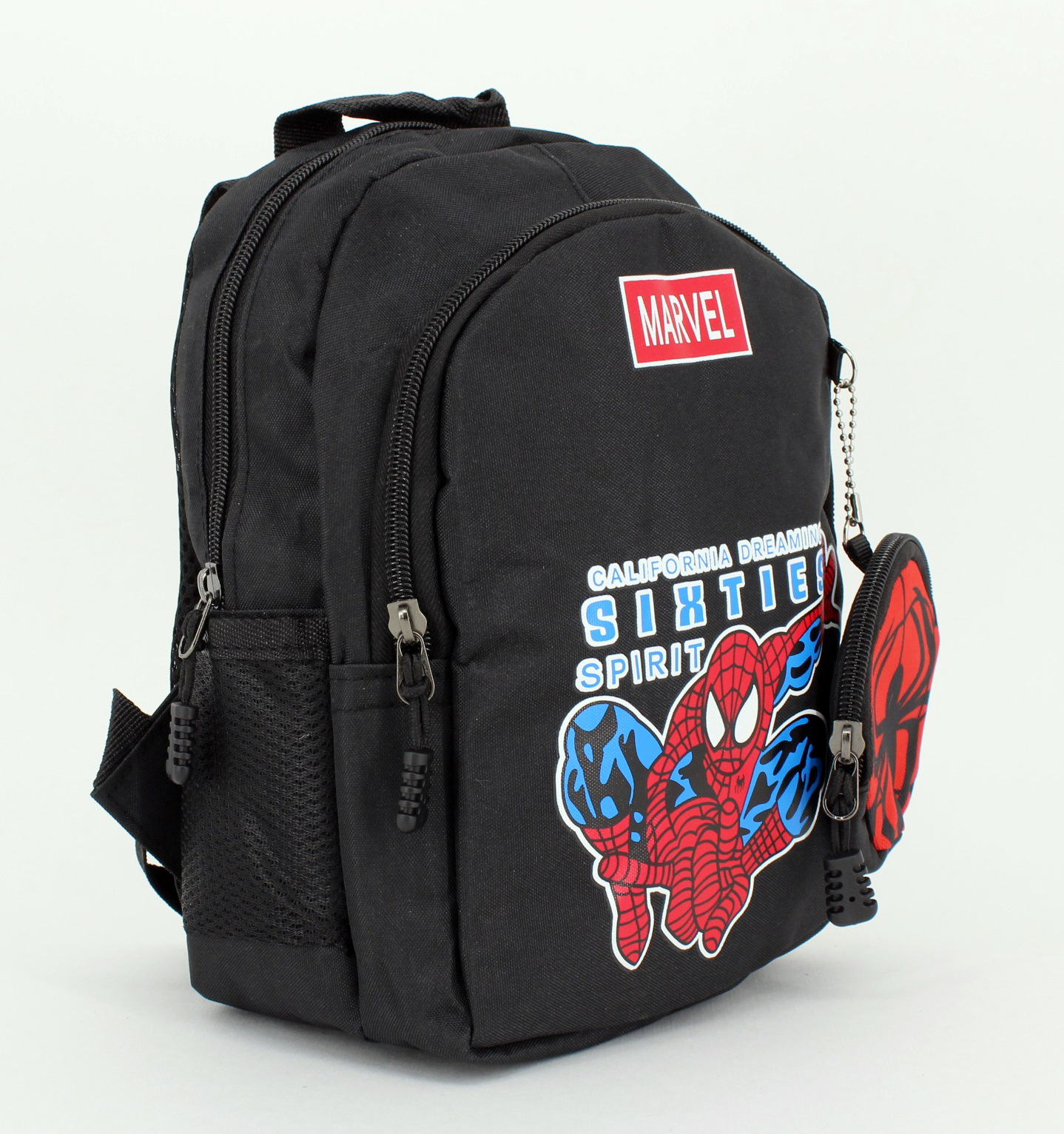 

Рюкзак детский KEDOO Spider-man дошкольный черный, R-5209-1