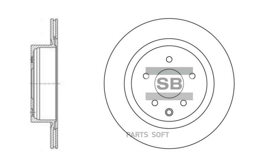 

Диск Тормозной Sangsin Sd4211 Sangsin brake арт. SD4211