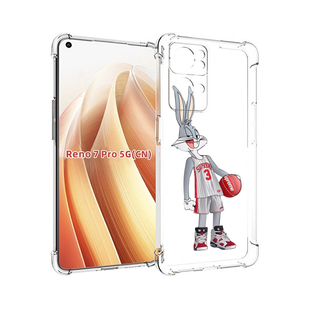 

Чехол MyPads заяц-баскетболист женский для OPPO Reno7 Pro 5G, Прозрачный, Tocco