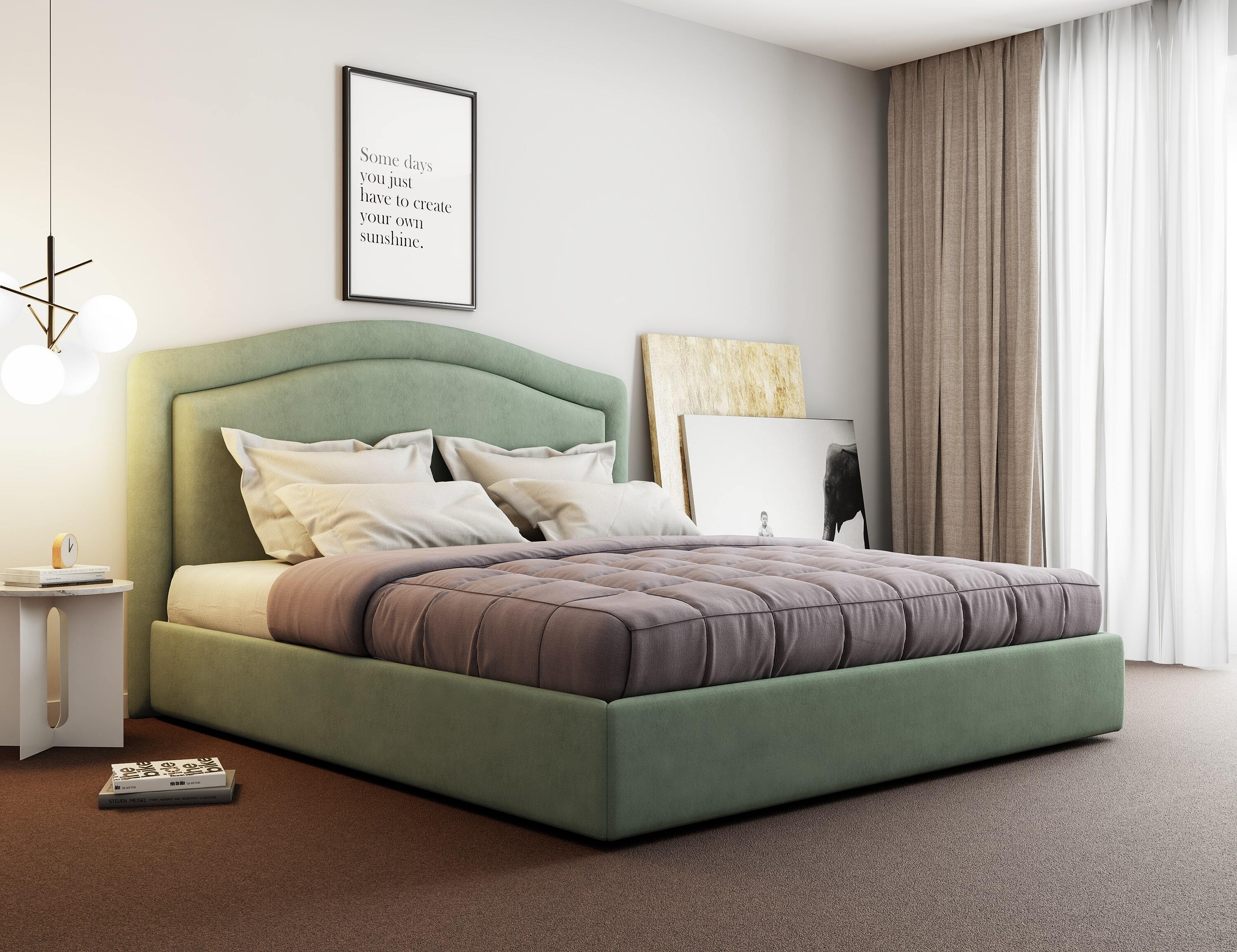 

Кровать COSTA CST_Неаполь CST_Неаполь_9_120*200, Зеленый, CST_Неаполь