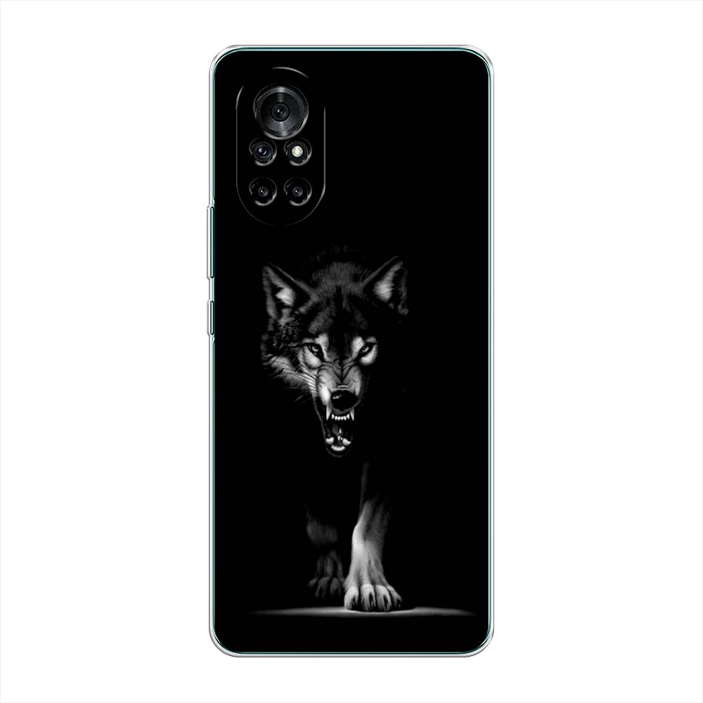 

Чехол Awog на Honor V40 Lite "Волк выходит из ночи", Разноцветный, 6105150-1