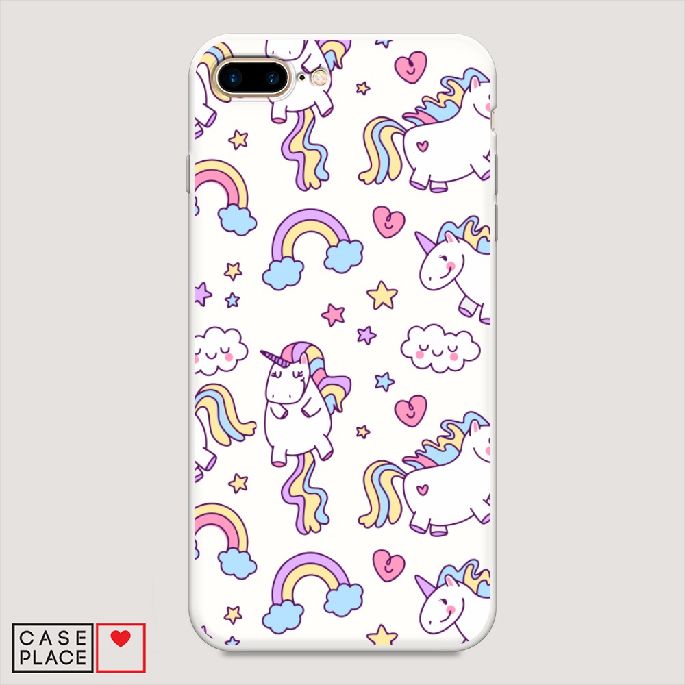 

Матовый силиконовый чехол "Sweet unicorns dreams" на Apple iPhone 7 Plus, Sweet unicorns dreams
