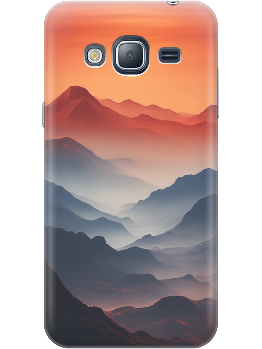 

Силиконовый чехол на Samsung Galaxy J3 (2016) с принтом "Луна над горами", Прозрачный;оранжевый;черный, 74974110