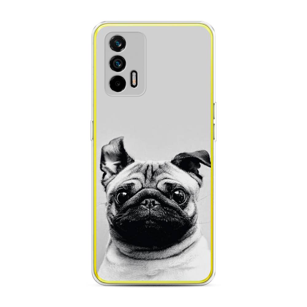 

Чехол Awog на Realme Q3 Pro "Ушастый мопс", Разноцветный, 256550-1