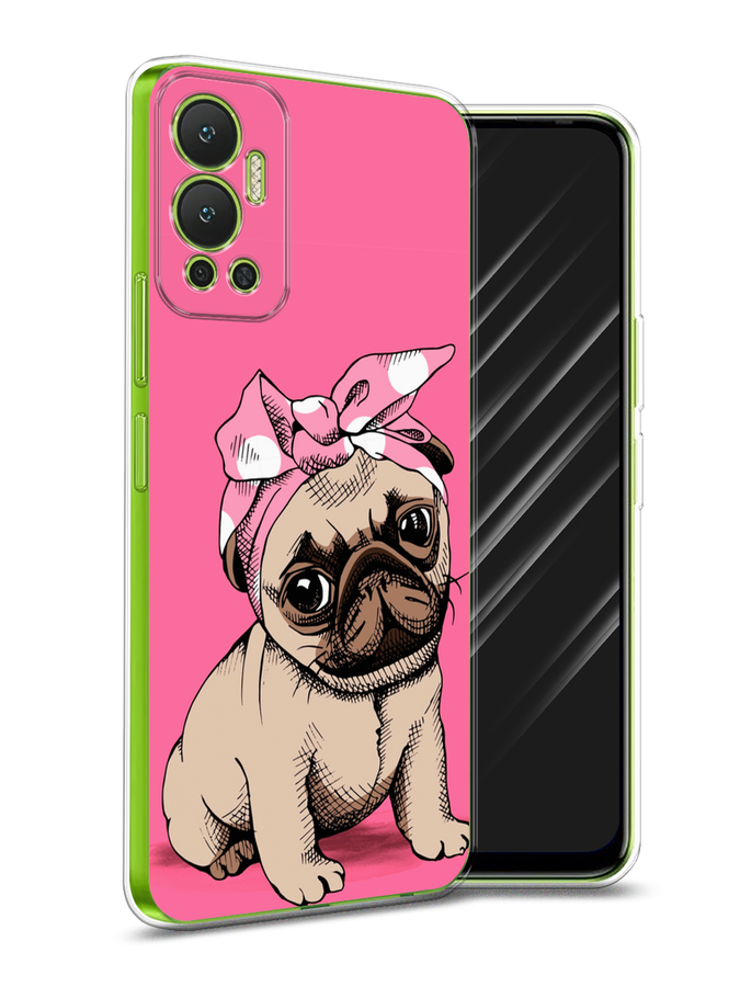 

Чехол Awog на Infinix Hot 12 "Dog Pin-Up", Разноцветный, 3101350-2