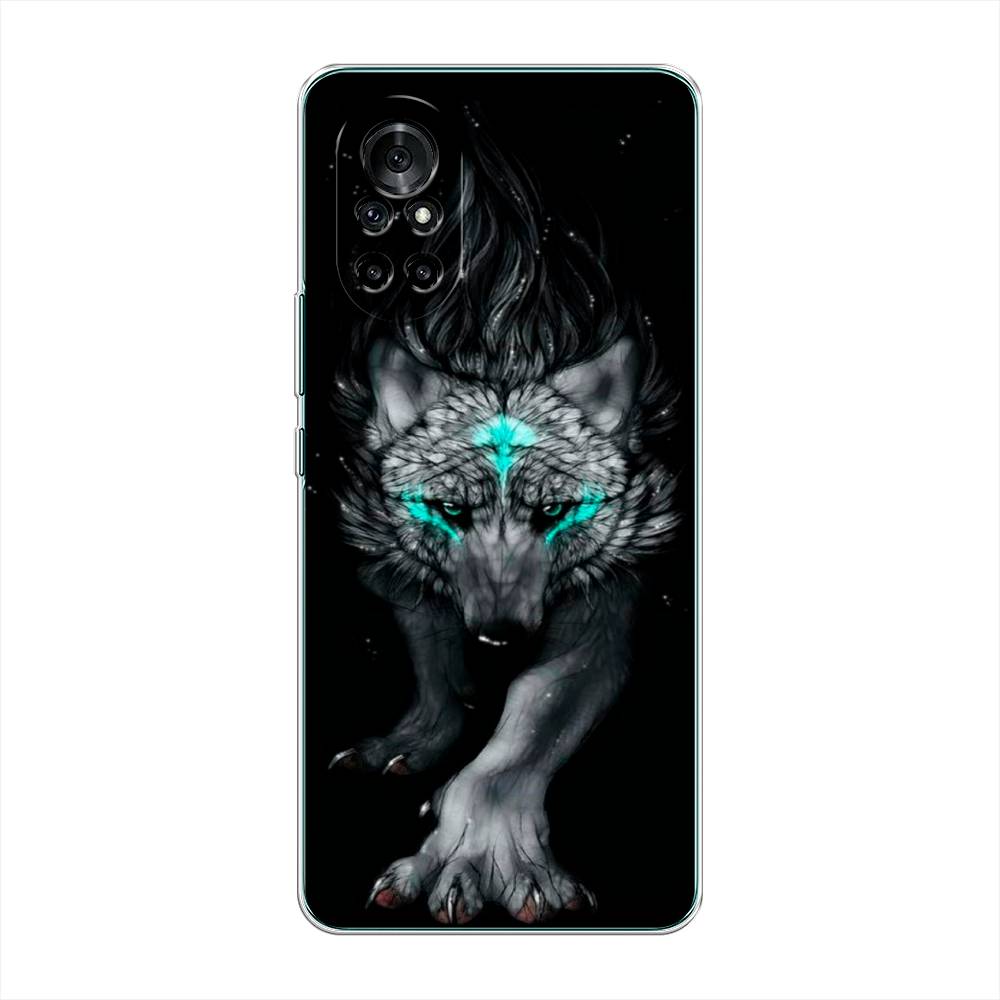 

Чехол Awog на Honor V40 Lite "Волшебный волк", Разноцветный, 6105150-2