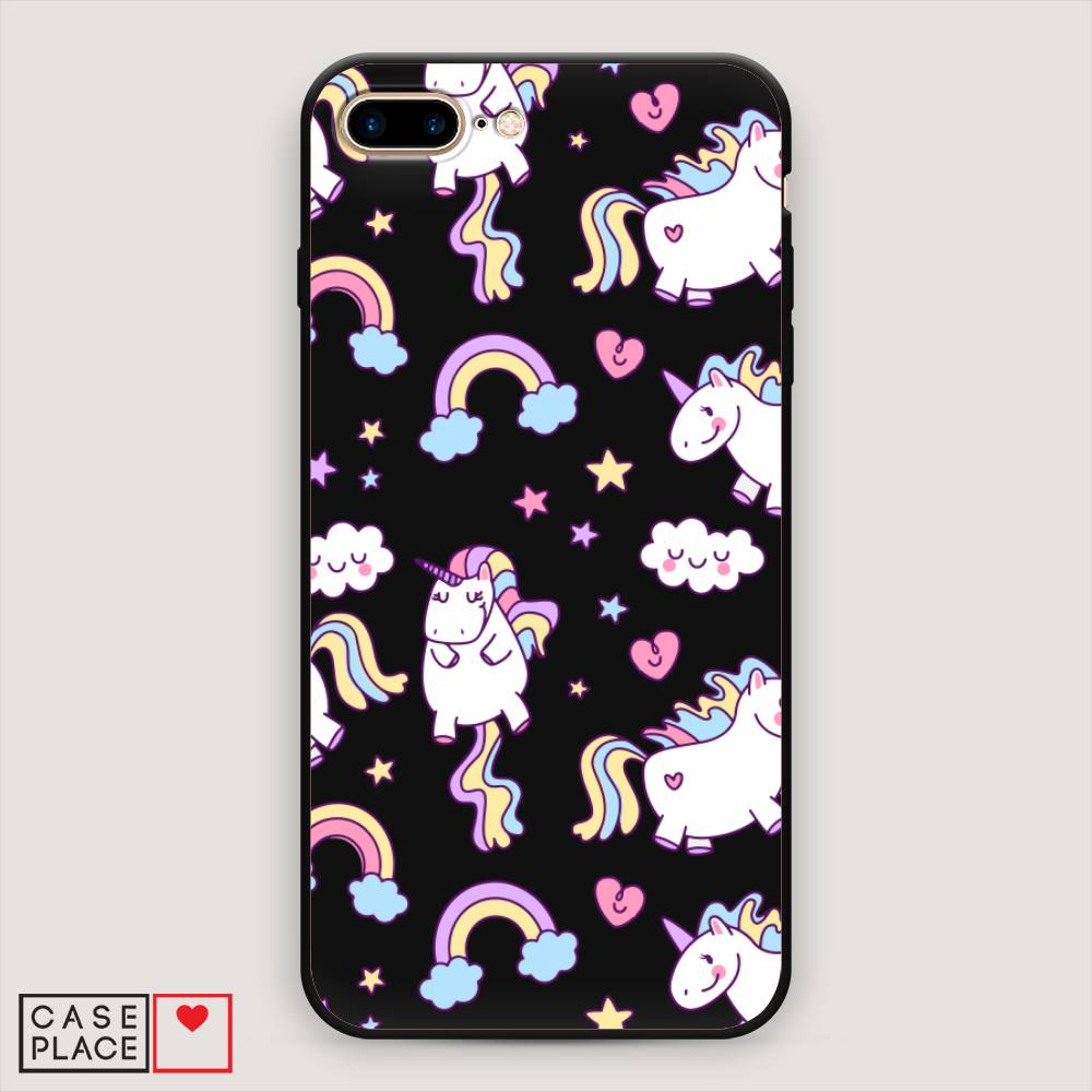 

Матовый силиконовый чехол "Sweet unicorns dreams" на Apple iPhone 8 Plus, Sweet unicorns dreams